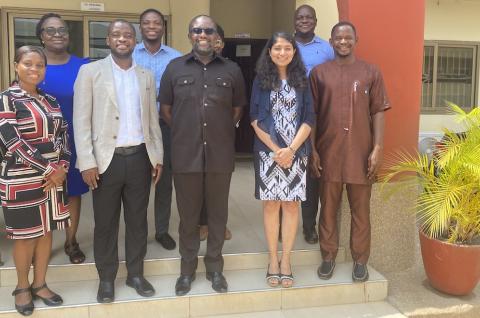 GES Deputy Director-General with IPA Ghana Staff