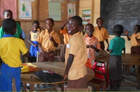 Students in Ghana as a part of INSET progam