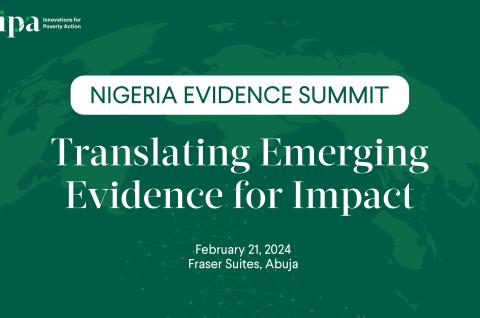 Nigeria Evidence Summit Backdrop