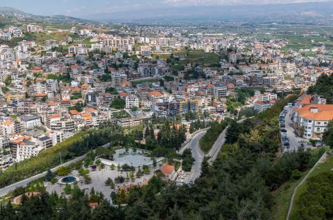 View of the Zahle city, Bekaa region in Lebanon. This is not a confirmed instance of human trafficking