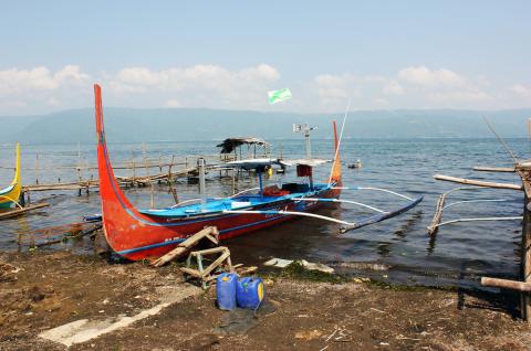 Embarcaciones en la región de General Santos, Filipinas. © 2015 Maria Sylvia F. Tuason