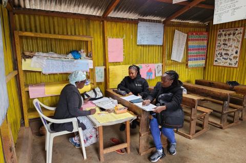 Daycare provider, a candidate for the program, taking part in the baseline study, Kenya. ©2023, Miryana Vinka