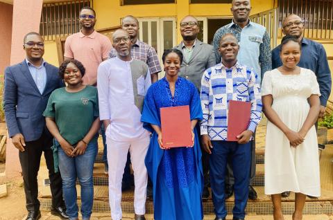 IPA and CEDRES team participating in the MoU ceremony