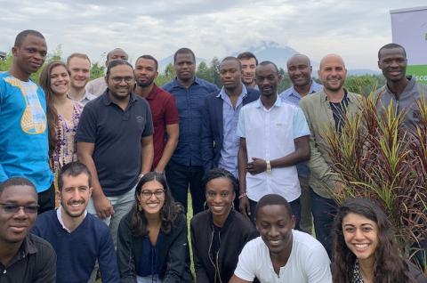 Group photo from IPA data summit in Rwanda