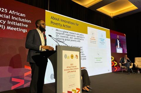 Henry presenting at the conference