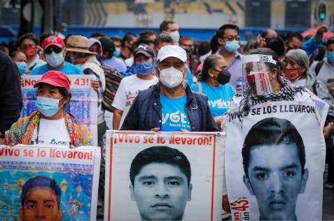 Parents of the missing teaching college students in Mexico. © 2020 GuillermoGphoto on Shutterstock