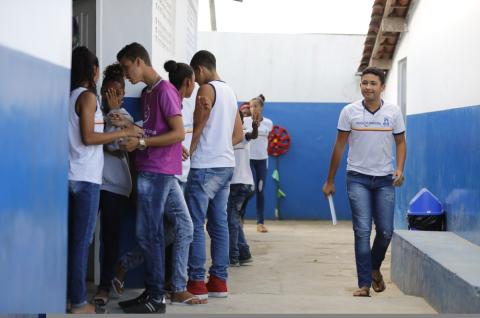 Brazilian teenagers at school. © 2019 Joa Souza