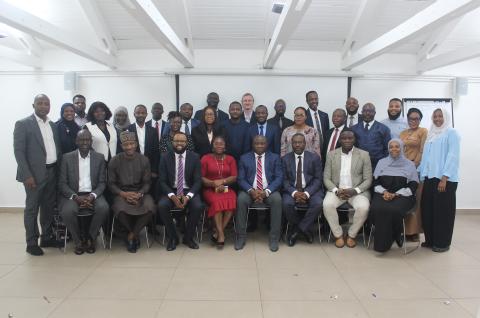 A group photo of participants at an event for this embedded lab