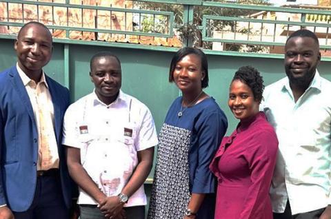 IPA staff in front of the Mali country office