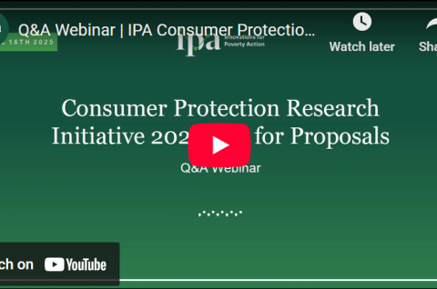 Thumbnail image of title slide of webinar with YouTube play button in the center