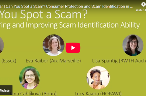 Thumbnail image of title slide of webinar from video recording posted to YouTube