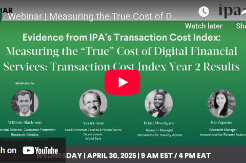 Screenshot of YouTube thumbnail image of title slide of webinar recording