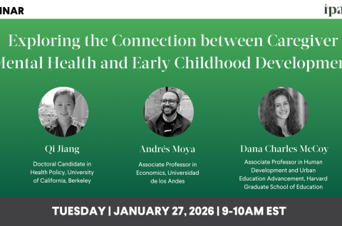 Banner image that summarizes the title and date of the webinar as well as the headshot photos and affiliations of the panelists