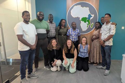 Village Enterprise staff with IPA Kenya staff