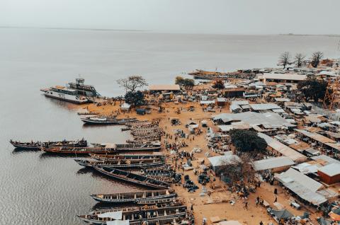 A town along Ghana's coast. © 2025 Nathaniel Abadji on Unsplash