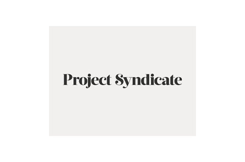 Project Syndicate logo in a box on top of a white rectangular background