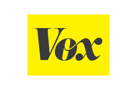 Vox logo on white rectangular background