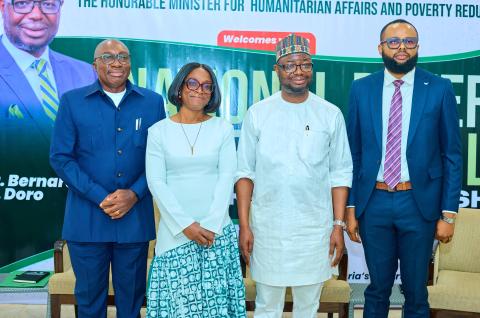 IPA staff with Honorable Minister at the event