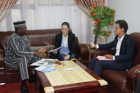 Burkina Faso Ministry of Health meeting
