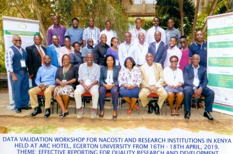 NACOSTI Data Validation Workshop