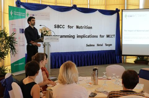 Ricardo Morel presenting MCCT results