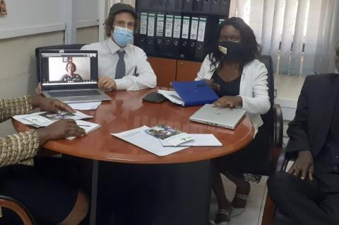 Zambia meeting with Young1ove and Ministry of Education