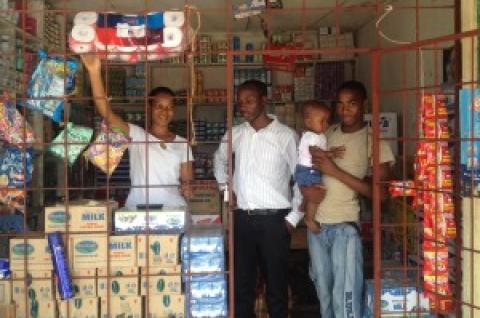 A fertilizer retailer in Tanzania 