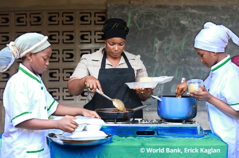 Leila Salifou believes personal initiative training was like teaching her to fish rather than being given a fish. © 2018 Erick Kaglan / World Bank