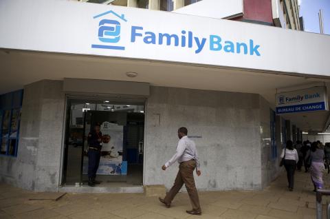 A local bank in rural Kenya