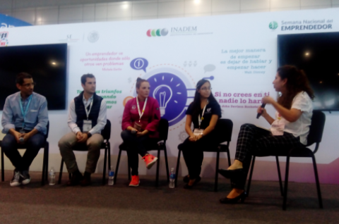A panel discusses the entrepreneurship evaluation in Mexico