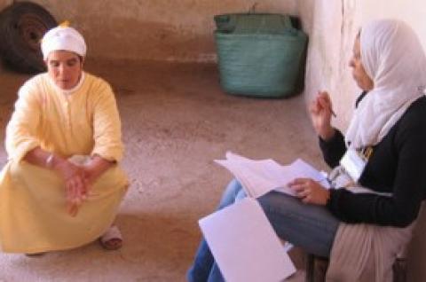 An interview conducted in Morocco