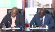 Signing of the Vision 2030 MOU with the Kenyan government