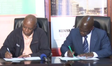 Signing of the Vision 2030 MOU with the Kenyan government Signing of the Vision 2030 MOU with the Kenyan government