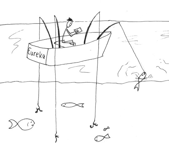 "Eureka"—sketch by Doug Parkerson "Eureka"—sketch by Doug Parkerson