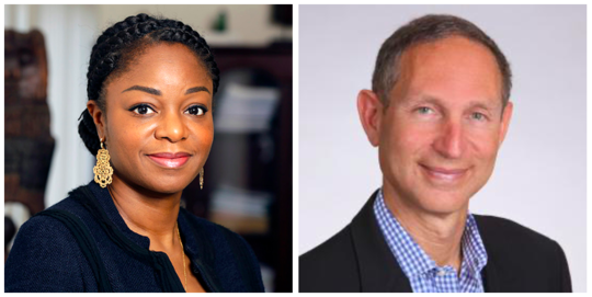 Cina Lawson (left) and Russell Siegelman (right) Cina Lawson (left) and Russell Siegelman (right)